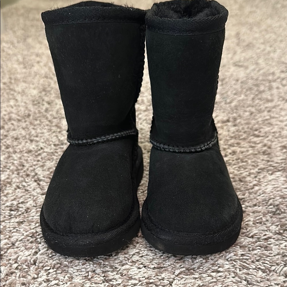 Classic Black Suede Boots